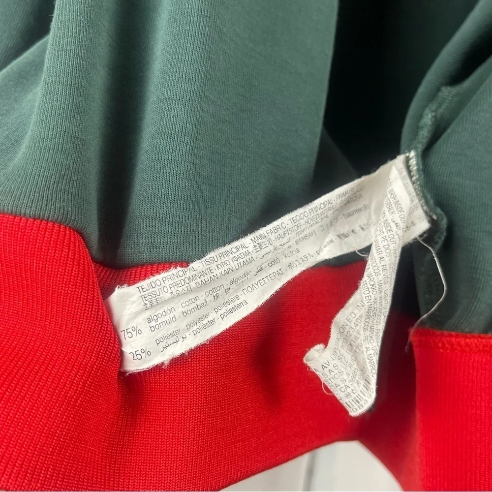 ZARA Small Kids Colorblock Zip-Up Track Jacket Roma Italy Streetwear